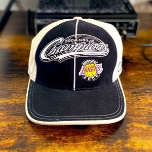 2002 Los Angeles Lakers Championship Hat, L/XL, Extremely Rare!